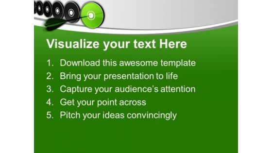 Hit The Target Of Marketing PowerPoint Templates Ppt Backgrounds For Slides 0613