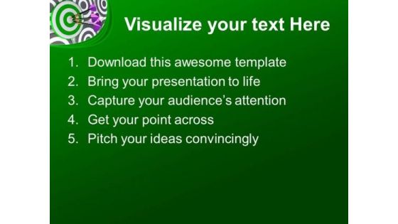 Hit The Target PowerPoint Templates Ppt Backgrounds For Slides 0513