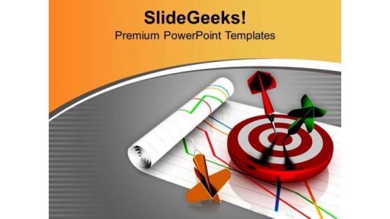 Hitting Target Is Important In Business PowerPoint Templates Ppt Backgrounds For Slides 0713