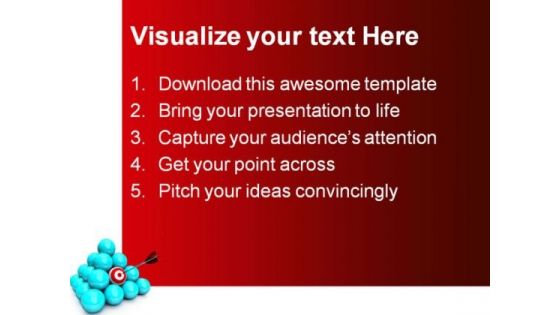 Hitting The Target Marketing PowerPoint Templates And PowerPoint Backgrounds 0511