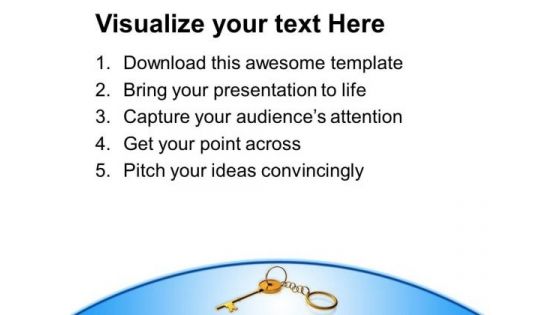 Hold The Key Of Success PowerPoint Templates Ppt Backgrounds For Slides 0513