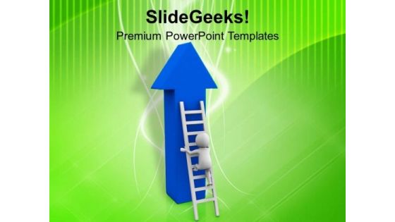 Hold The Stairs For Success PowerPoint Templates Ppt Backgrounds For Slides 0713