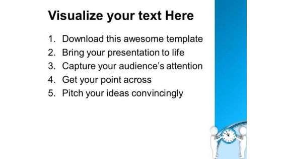 Hold The Time For Business Growth PowerPoint Templates Ppt Backgrounds For Slides 0713