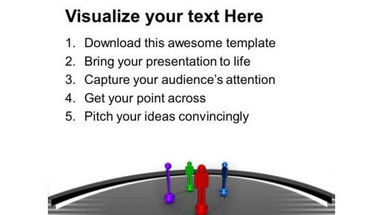 Hold Your Position In Circle PowerPoint Templates Ppt Backgrounds For Slides 0713