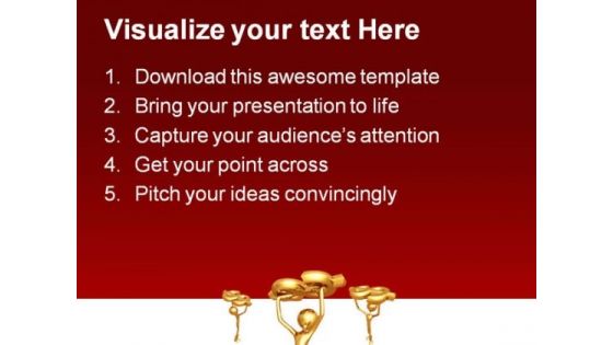 Holding Dollar Finance PowerPoint Templates And PowerPoint Backgrounds 0811