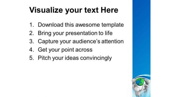 Holds Global Business With Team PowerPoint Templates Ppt Backgrounds For Slides 0613