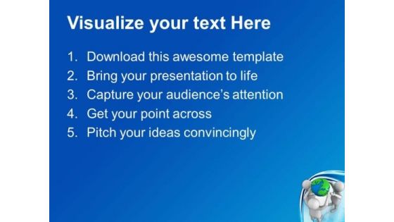 Holds Global Business With Team PowerPoint Templates Ppt Backgrounds For Slides 0613