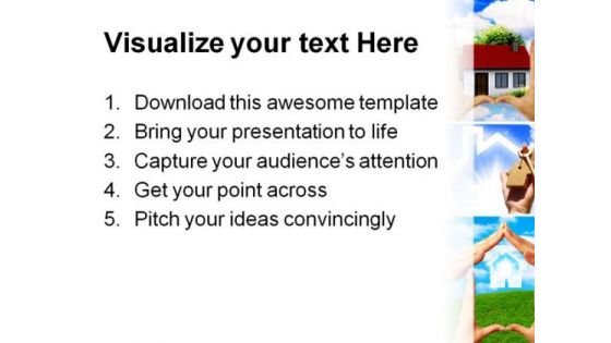 Home Collage Real Estate PowerPoint Themes And PowerPoint Slides 0511