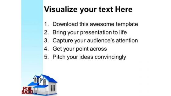 Home For Sale PowerPoint Templates And PowerPoint Themes 0812