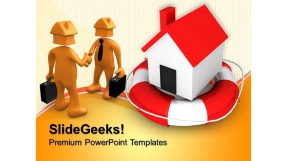 Home In Rescue Real Estate PowerPoint Templates And PowerPoint Themes 0812