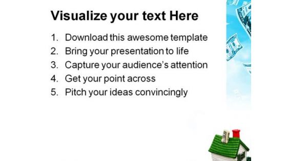 Home Investment Money PowerPoint Templates And PowerPoint Backgrounds 0711