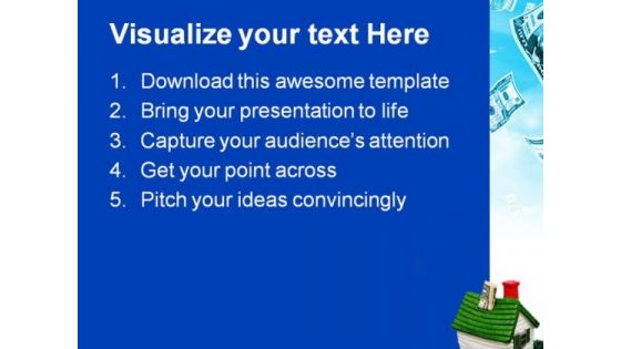 Home Investment Money PowerPoint Themes And PowerPoint Slides 0711