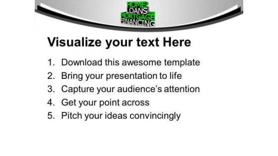 Home Loans Financial Investment PowerPoint Templates Ppt Backgrounds For Slides 0213