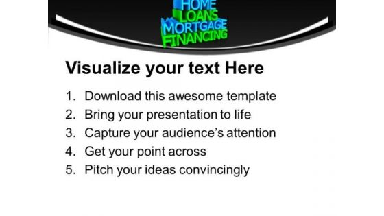 Home Loans Services Business PowerPoint Templates And PowerPoint Themes 0912