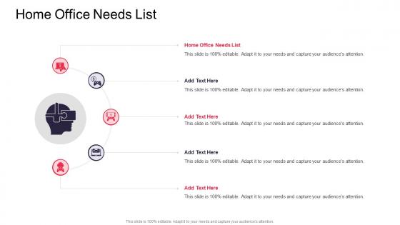 Home Office Needs List In Powerpoint And Google Slides Cpb