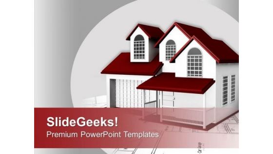 Home Plans Concept Architecture PowerPoint Templates And PowerPoint Themes 0912