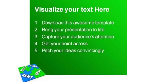 Home Puzzle Buy And Sell Real Estate PowerPoint Themes And PowerPoint Slides 0411