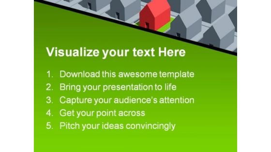Home Real Estate PowerPoint Templates And PowerPoint Backgrounds 0811