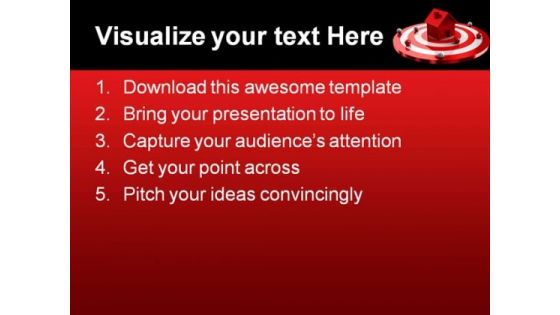 Home Target Real Estate PowerPoint Templates And PowerPoint Backgrounds 0711