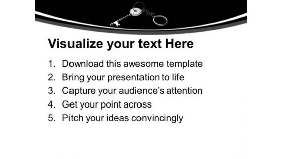 Honesty Is The Key Of Success PowerPoint Templates Ppt Backgrounds For Slides 0413