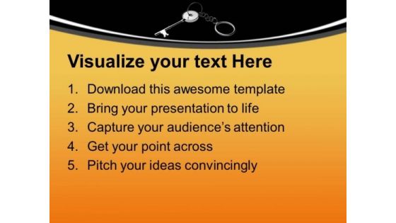 Honesty Is The Key Of Success PowerPoint Templates Ppt Backgrounds For Slides 0413