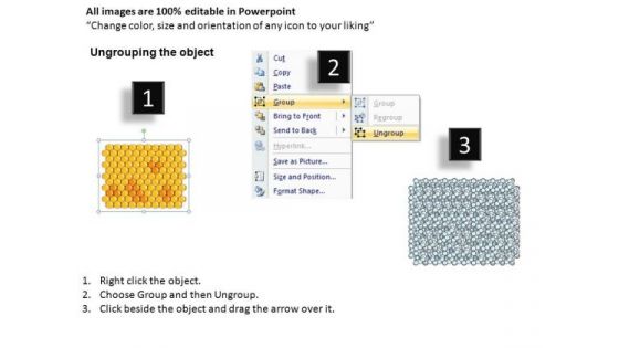 Honey Combs PowerPoint Background Slides