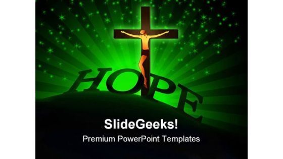 Hope People PowerPoint Template 0810