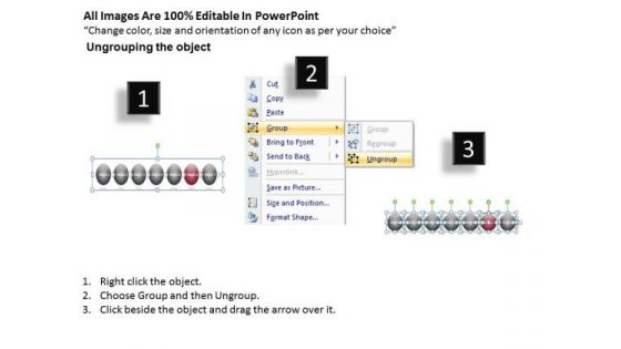 Horizontal Arrow Procedure 7 Stages Ppt Flowchart Creator PowerPoint Templates