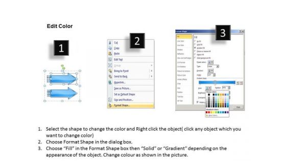 Horizontal Continuous Process Business Plans For Small PowerPoint Templates