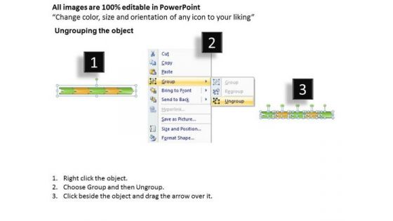 Horizontal Flow Steps To Manage Complex Projects Circuit Drawing PowerPoint Slides