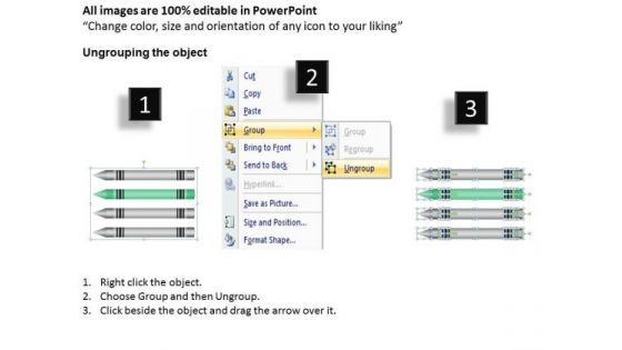 Horizontal Four Steps Business Development Ppt Plan For PowerPoint Templates