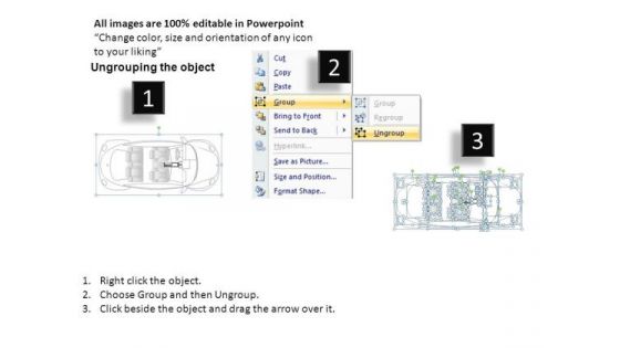 Horizontal Red Beetle Car PowerPoint Slides And Ppt Diagram Templates