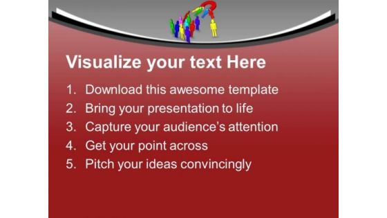 Horsehoe Capturing The Crowd PowerPoint Templates Ppt Backgrounds For Slides 0413