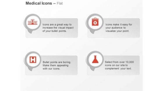 Hospital Medical Box Flask Research Ppt Slides Graphics