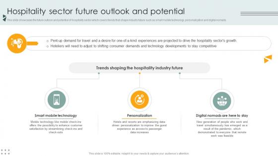 Hospitality Sector Future Outlook And Potential Lodging And Accommodation Industry IR SS V