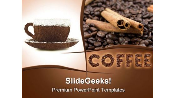 Hot Coffee Food PowerPoint Templates And PowerPoint Backgrounds 0311