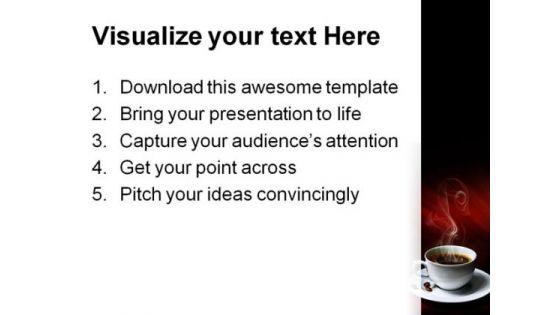 Hot Coffee Health PowerPoint Themes And PowerPoint Slides 0311