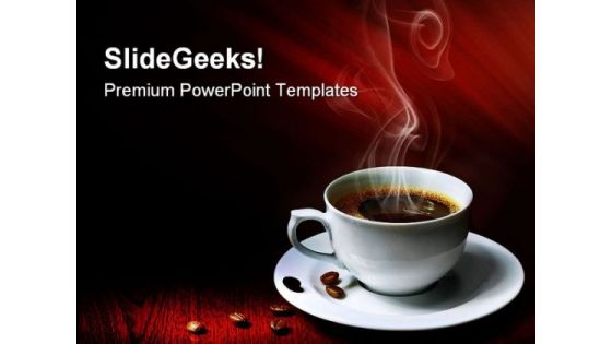 Hot Coffee Health PowerPoint Themes And PowerPoint Slides 0311