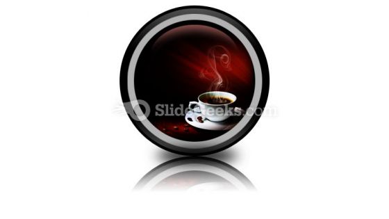 Hot Coffee PowerPoint Icon Cc