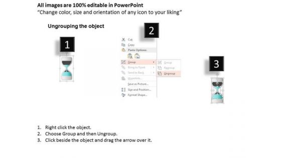 Hour Glass For Time Planning PowerPoint Template