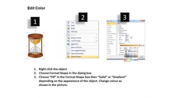 Hourglass Concept PowerPoint Clipart Graphics Slides