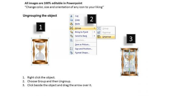 Hourglass Editable PowerPoint Background