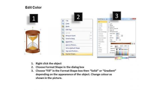 Hourglass Sand Falling PowerPoint Templates Editable Ppt Slides