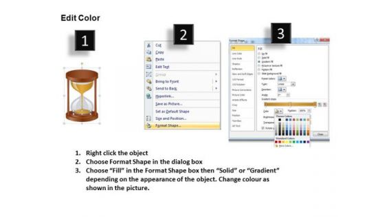 Hourglass Time Concept PowerPoint Diagrams