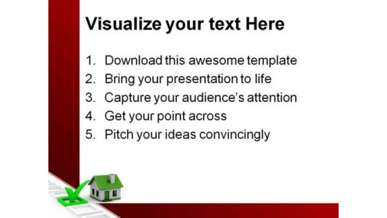 House Choice Real Estate PowerPoint Templates And PowerPoint Backgrounds 0611