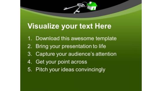 House Keys PowerPoint Templates Ppt Backgrounds For Slides 0413