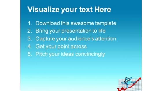 House Prices Up Real Estate PowerPoint Themes And PowerPoint Slides 0711