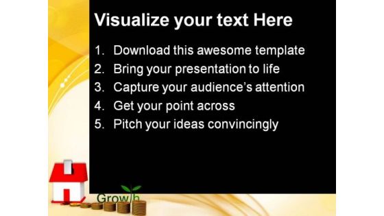 House Rich Money Business PowerPoint Templates And PowerPoint Themes 0812