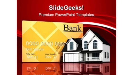Household Expenses Real Estate PowerPoint Templates And PowerPoint Backgrounds 0611