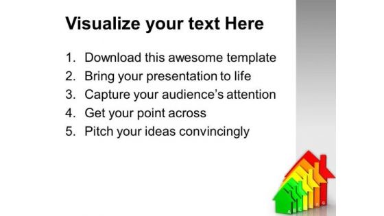 Housing Energy Efficiency Environment PowerPoint Templates And PowerPoint Themes 1012